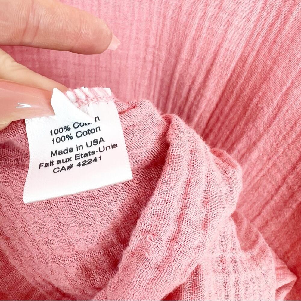 STARK X‎ Ruffle Sleeve Knee Length Dress M Pink - Picture 7 of 7